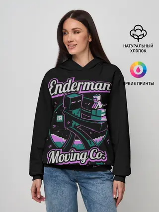 Женское худи / Майнкрафт, Эндермен