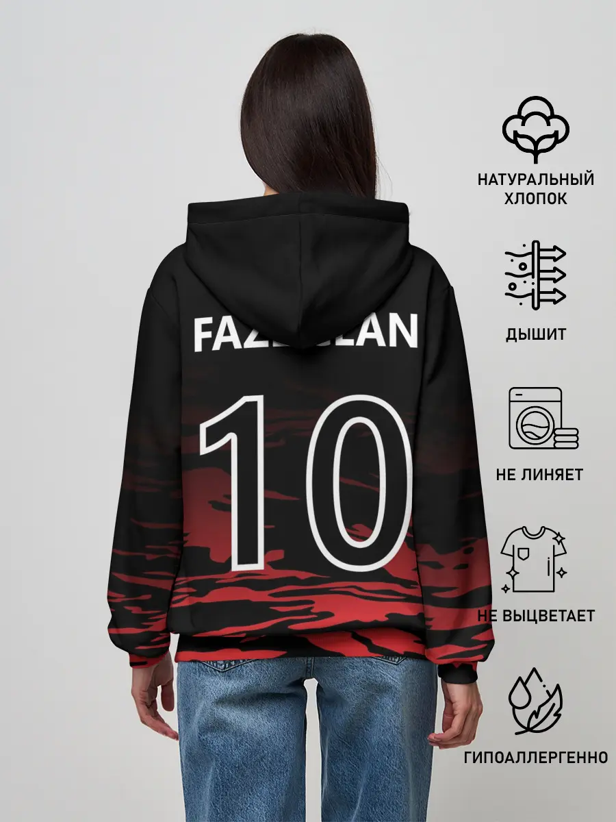 Женское худи / Faze clan - Jersey pro 2019