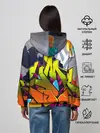 Женское худи / НЕОНОВОЕ ГРАФФИТИ