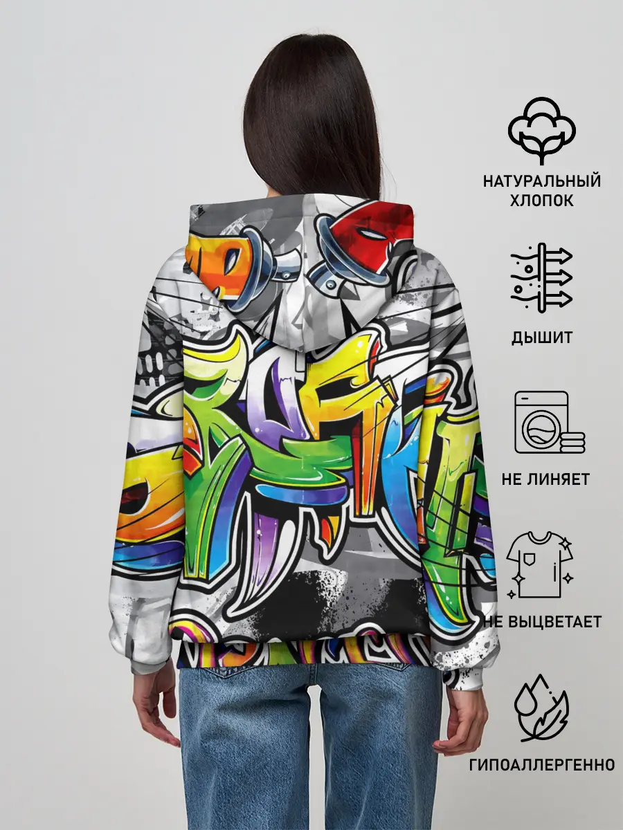 Женское худи / city street