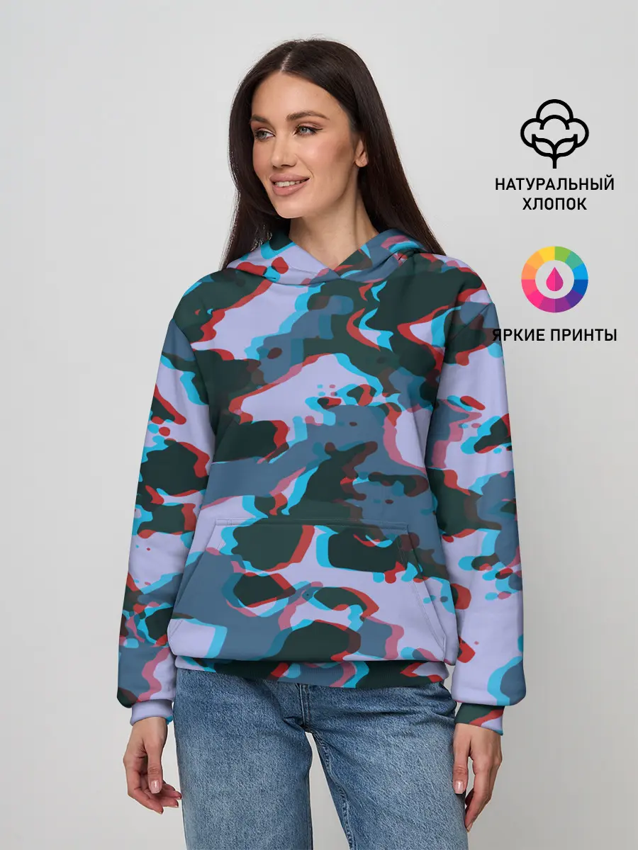 Женское худи / Камуфляж