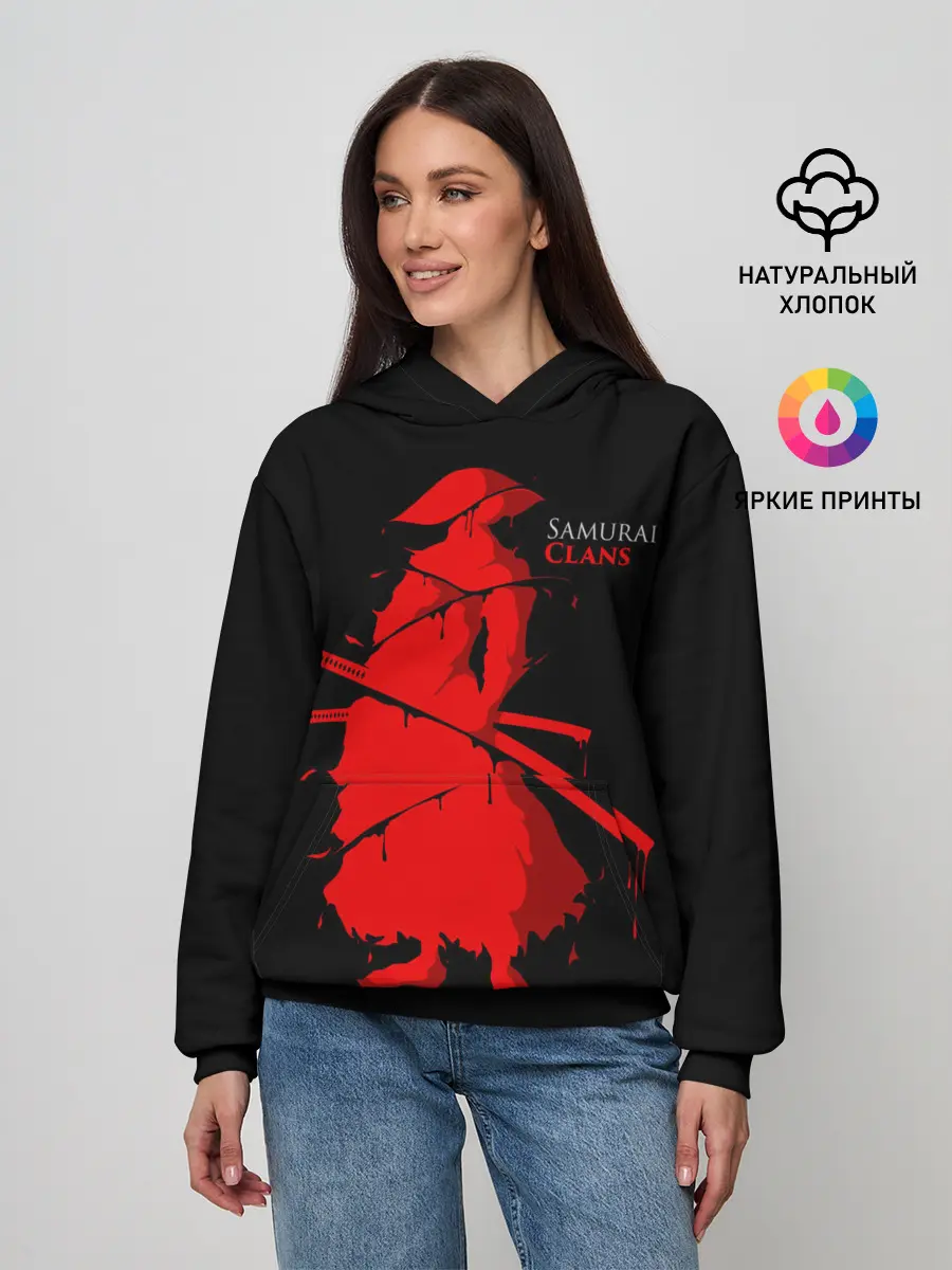 Женское худи / Самурай