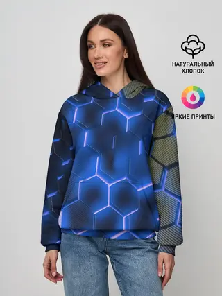 Женское худи / НЕОНОВАЯ БРОНЯ