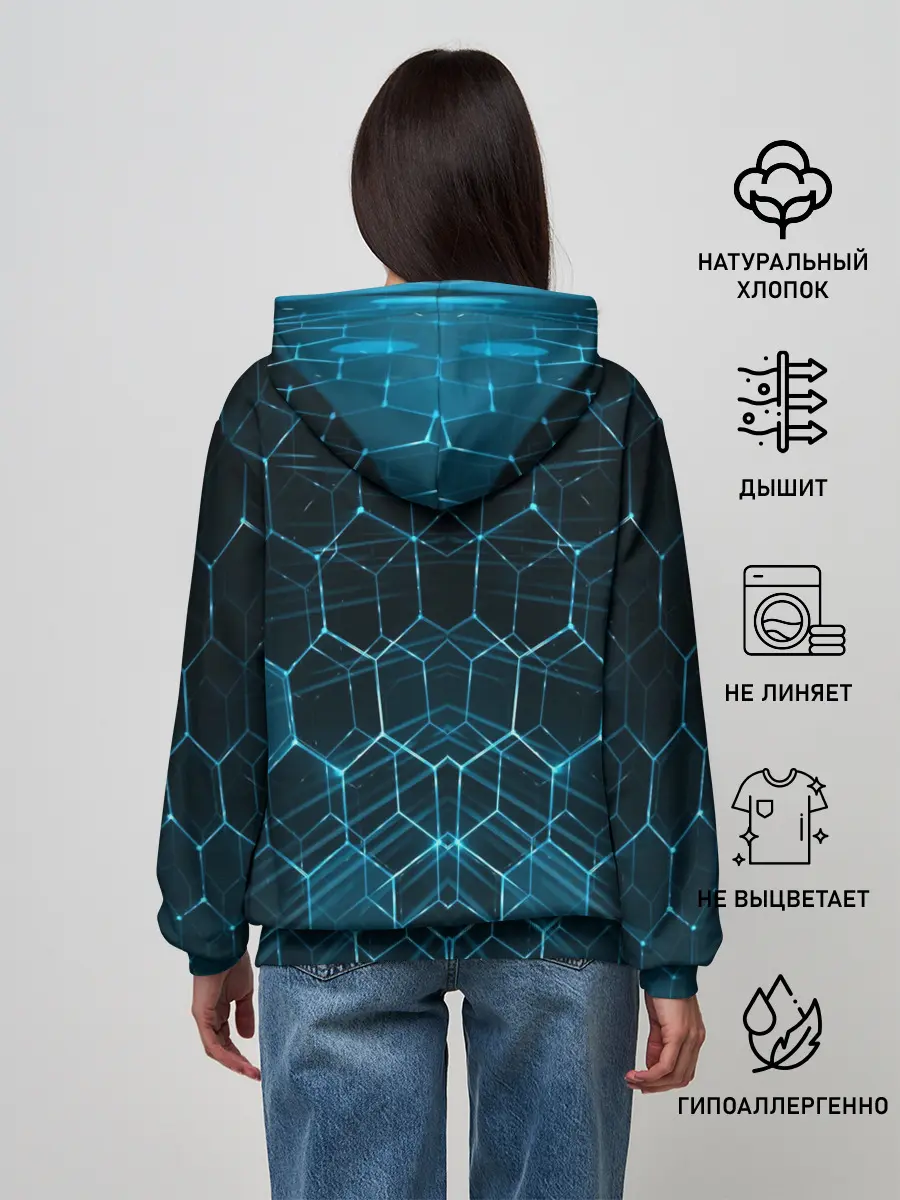 Женское худи / НЕОНОВАЯ БРОНЯ