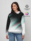 Женское худи / GLITCH STRIPES