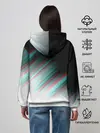 Женское худи / GLITCH STRIPES