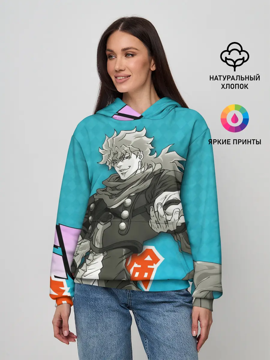 Женское худи / Приключения ДжоДжо