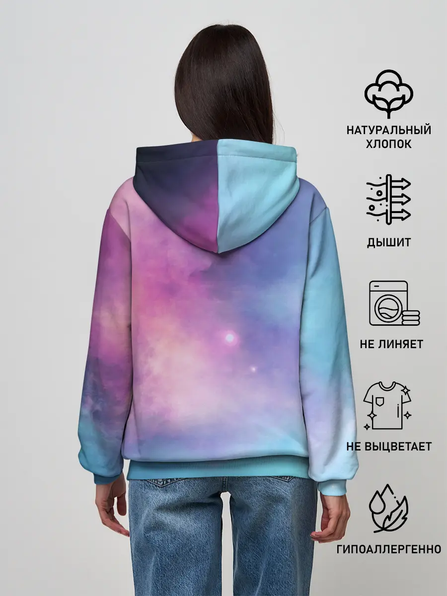 Женское худи / космос