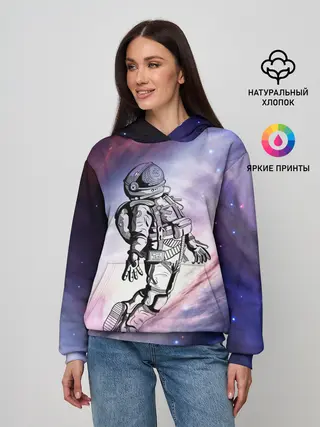 Женское худи / космос