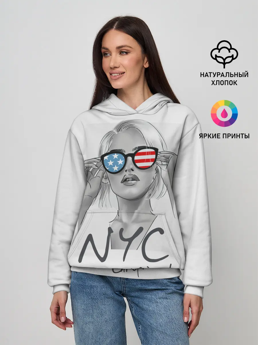 Женское худи / NYC girlfriend