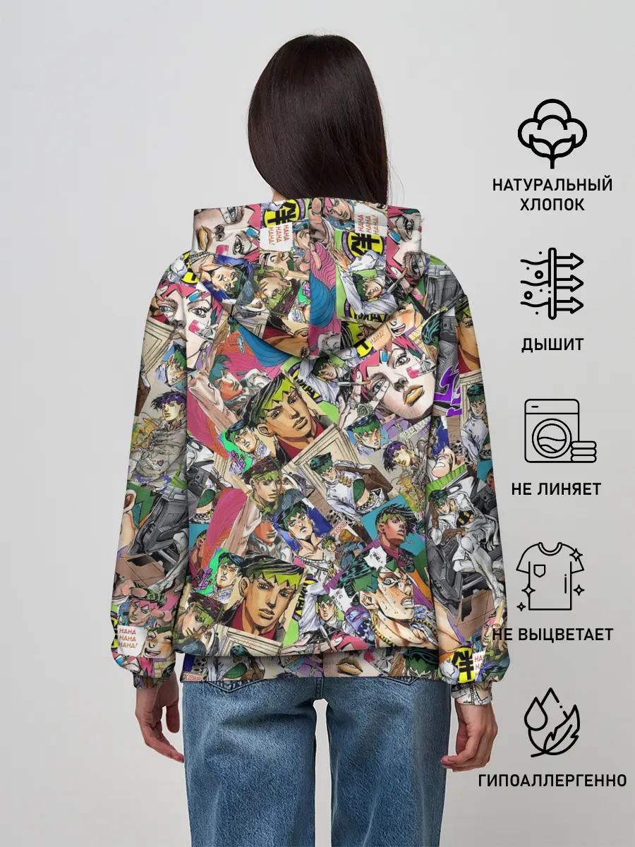 Женское худи / JoJo Bizarre Adventure