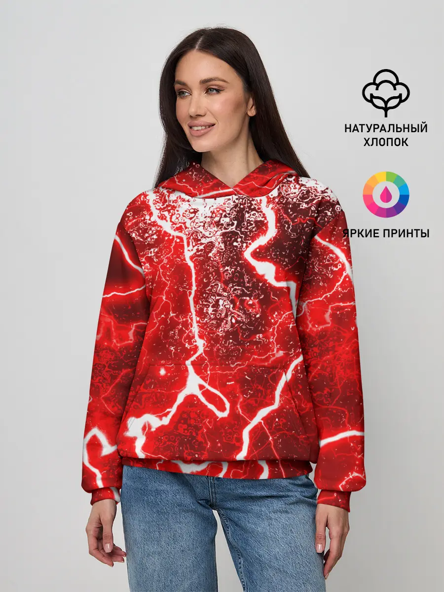 Женское худи / БРЫЗГИ КРАСОК