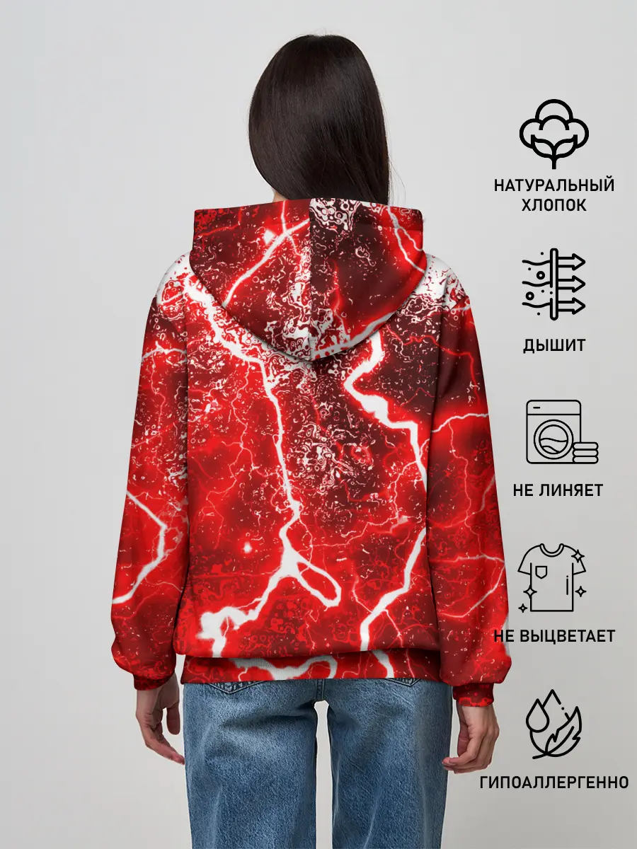 Женское худи / БРЫЗГИ КРАСОК