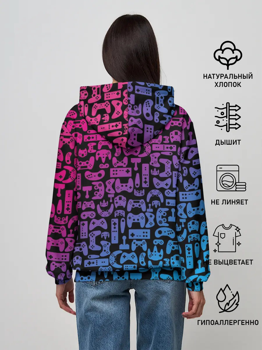 Женское худи / Neon Player