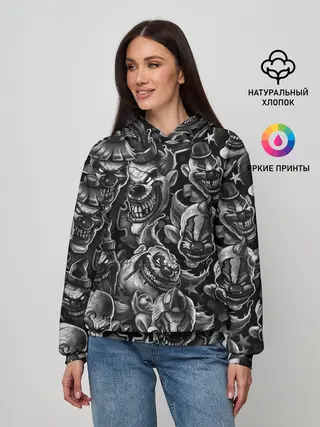 Женское худи / Злые Клоуны