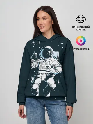 Женское худи / Космонавт