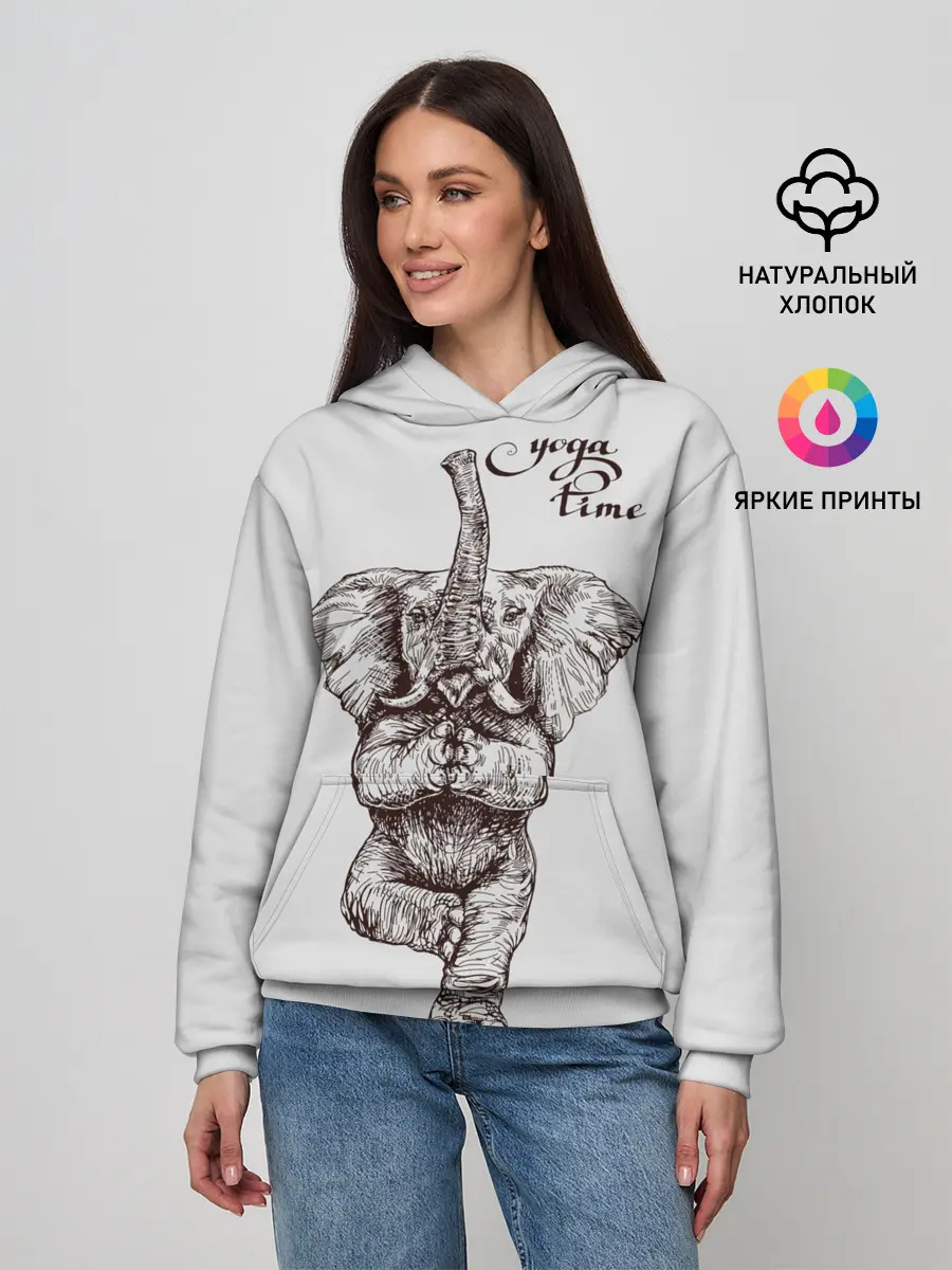 Женское худи / Yoga time