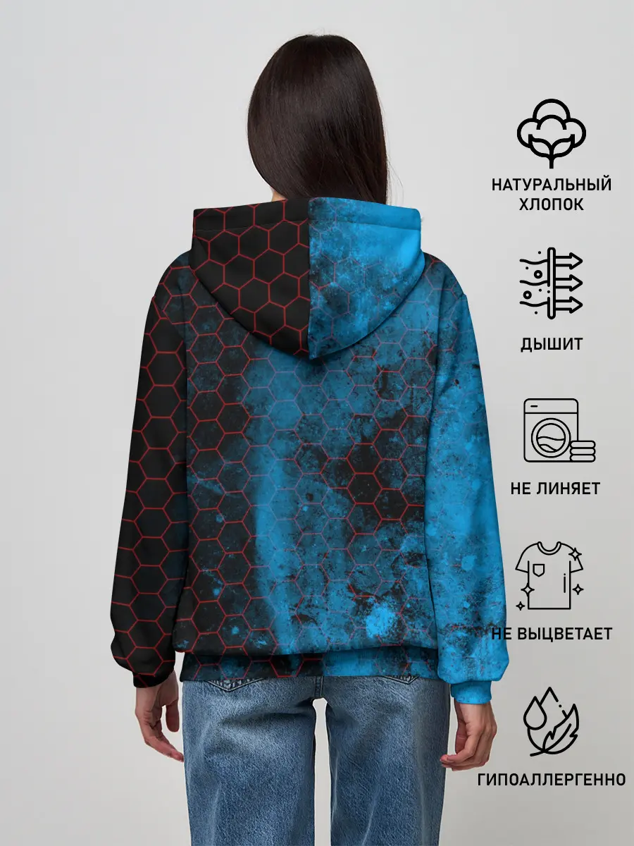 Женское худи / ROCKET LEAGUE