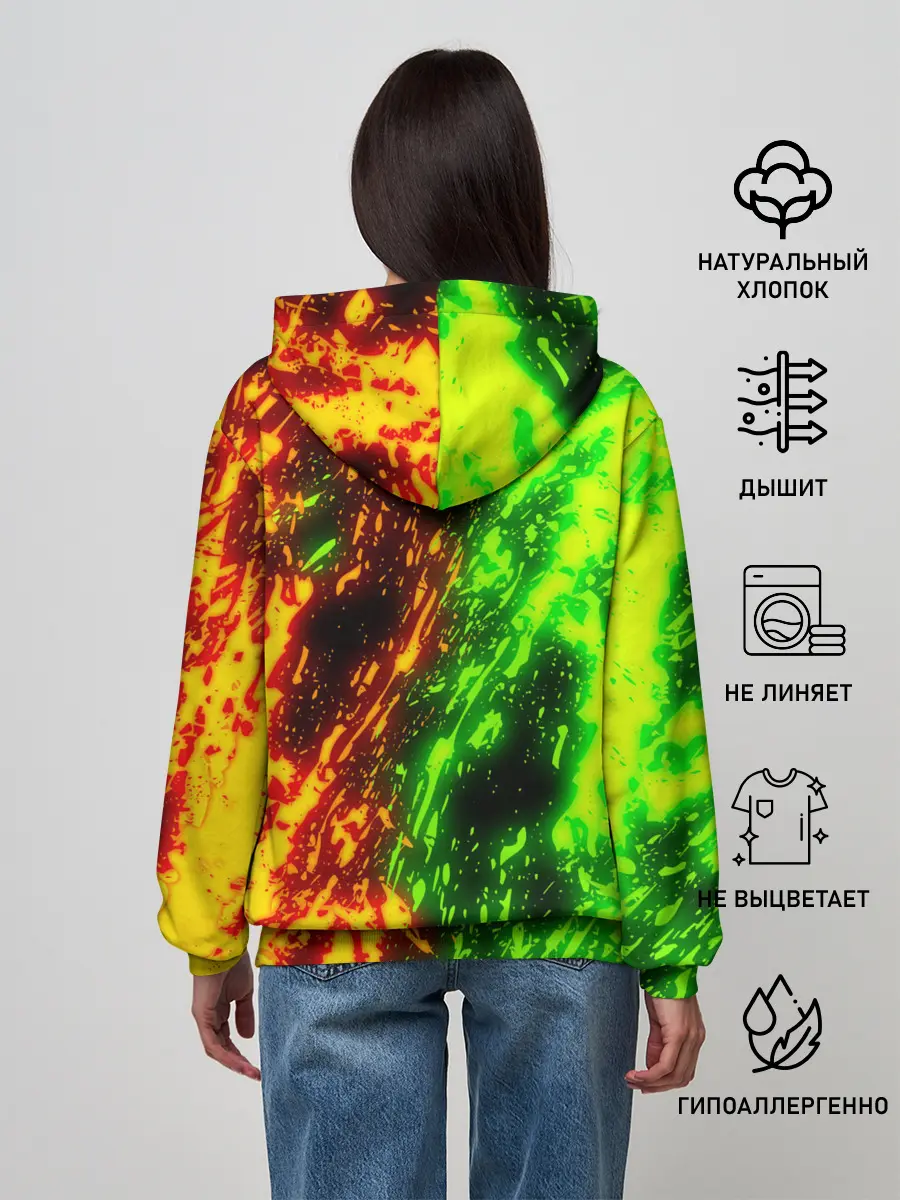 Женское худи / TOXIC FLAME