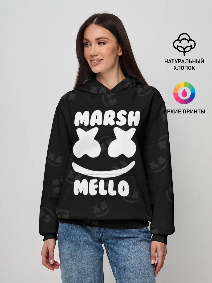 Женское худи / Marshmello 7