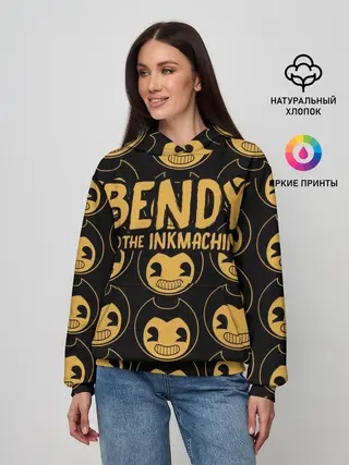 Женское худи / Bendy And The Ink Machine