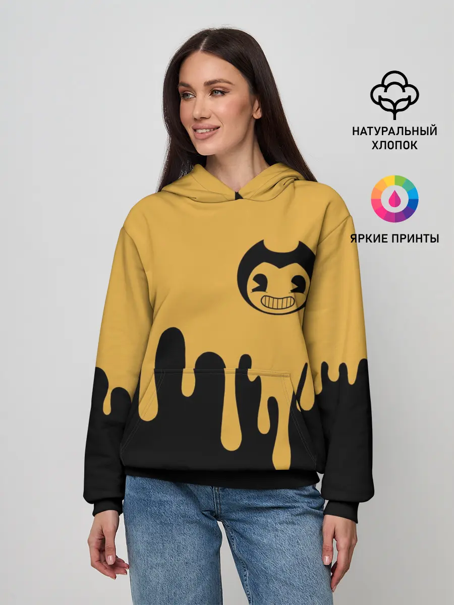 Женское худи / Bendy And The Ink Machine