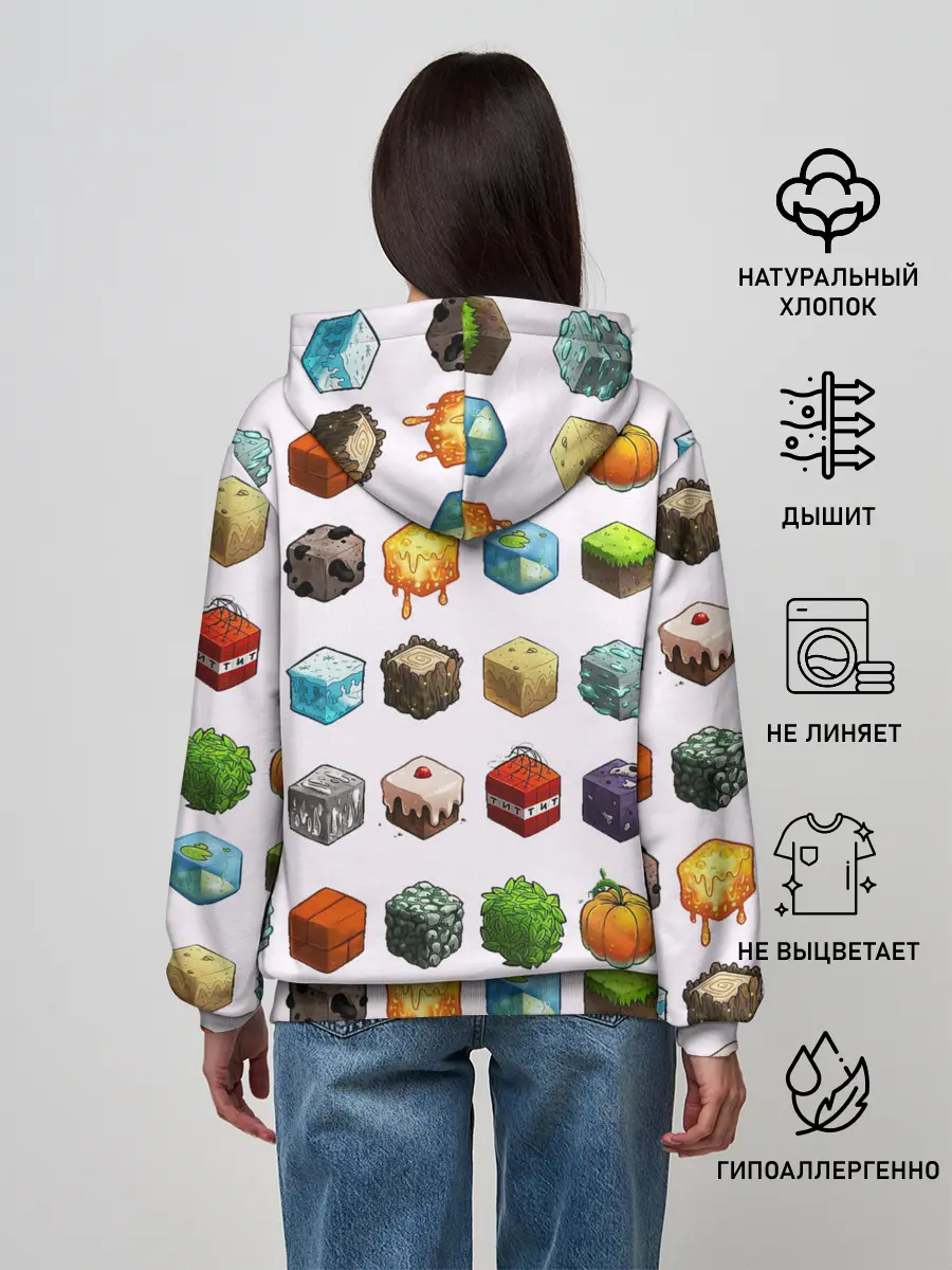 Женское худи / Minecraft