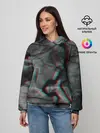 Женское худи / МОЛНИИ GLITCH