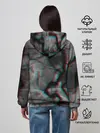 Женское худи / МОЛНИИ GLITCH