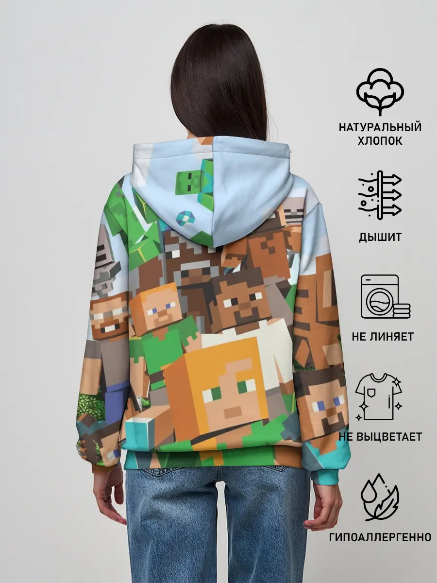 Женское худи / MINECRAFT
