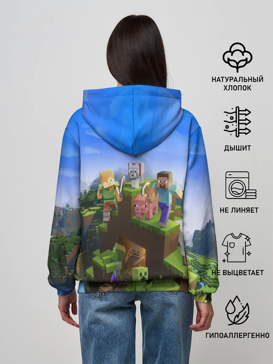 Женское худи / MINECRAFT