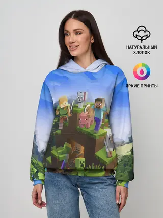 Женское худи / MINECRAFT
