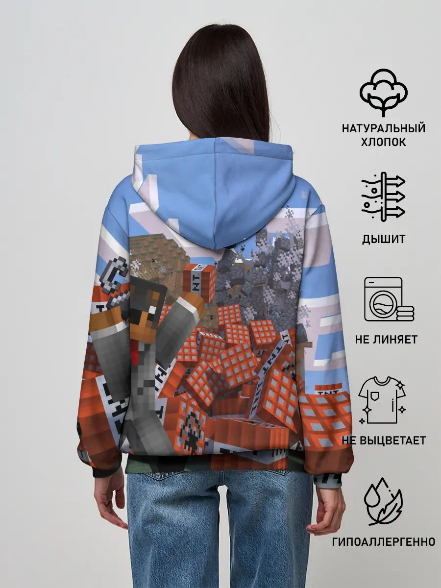 Женское худи / MINECRAFT