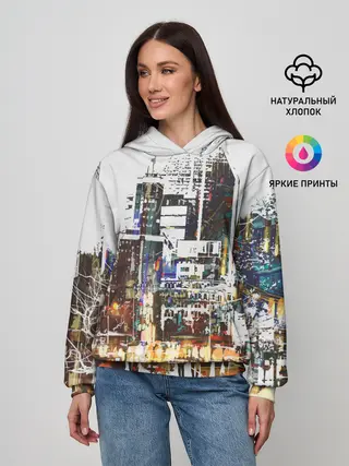 Женское худи / Мегаполис