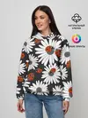 Женское худи / Божьи коровки на ромашках