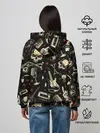 Женское худи / Гранж с черепами
