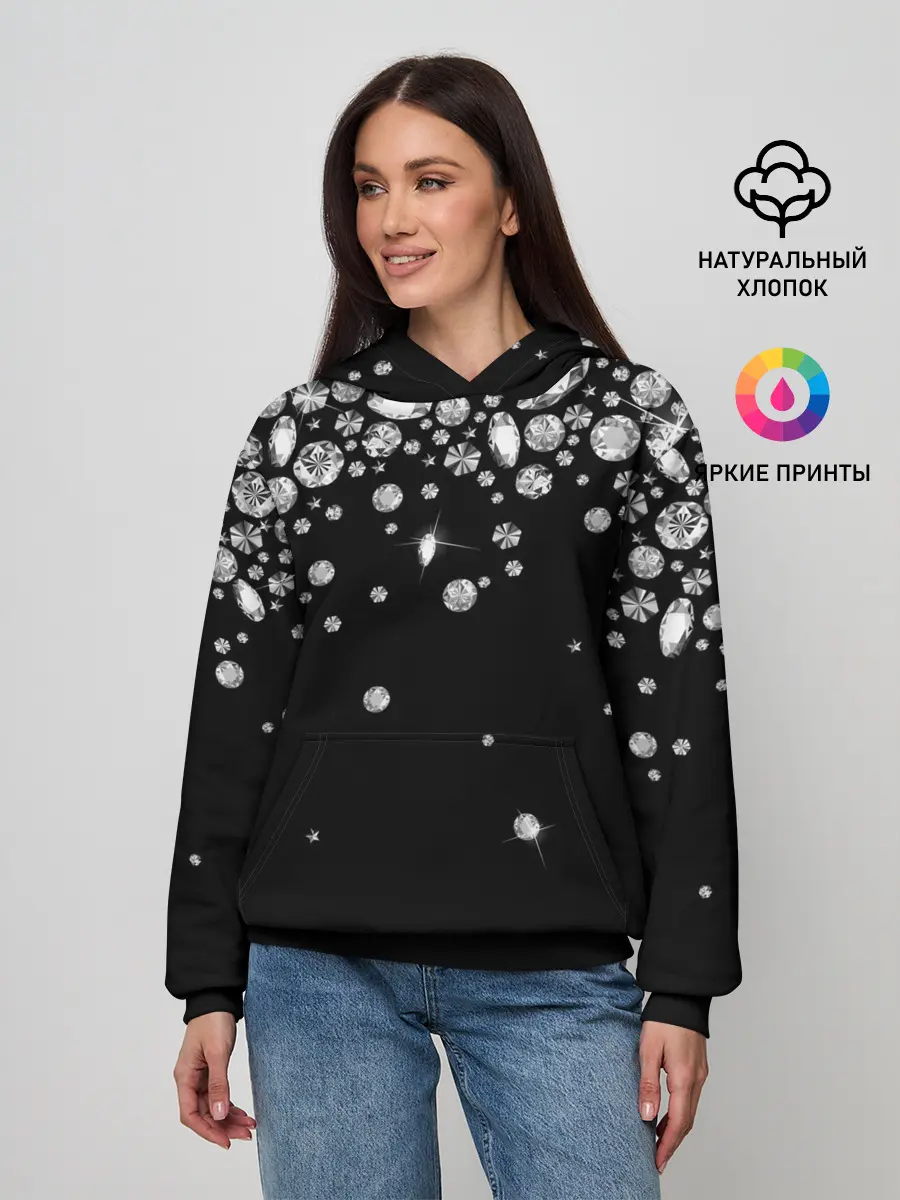 Женское худи / Бриллианты