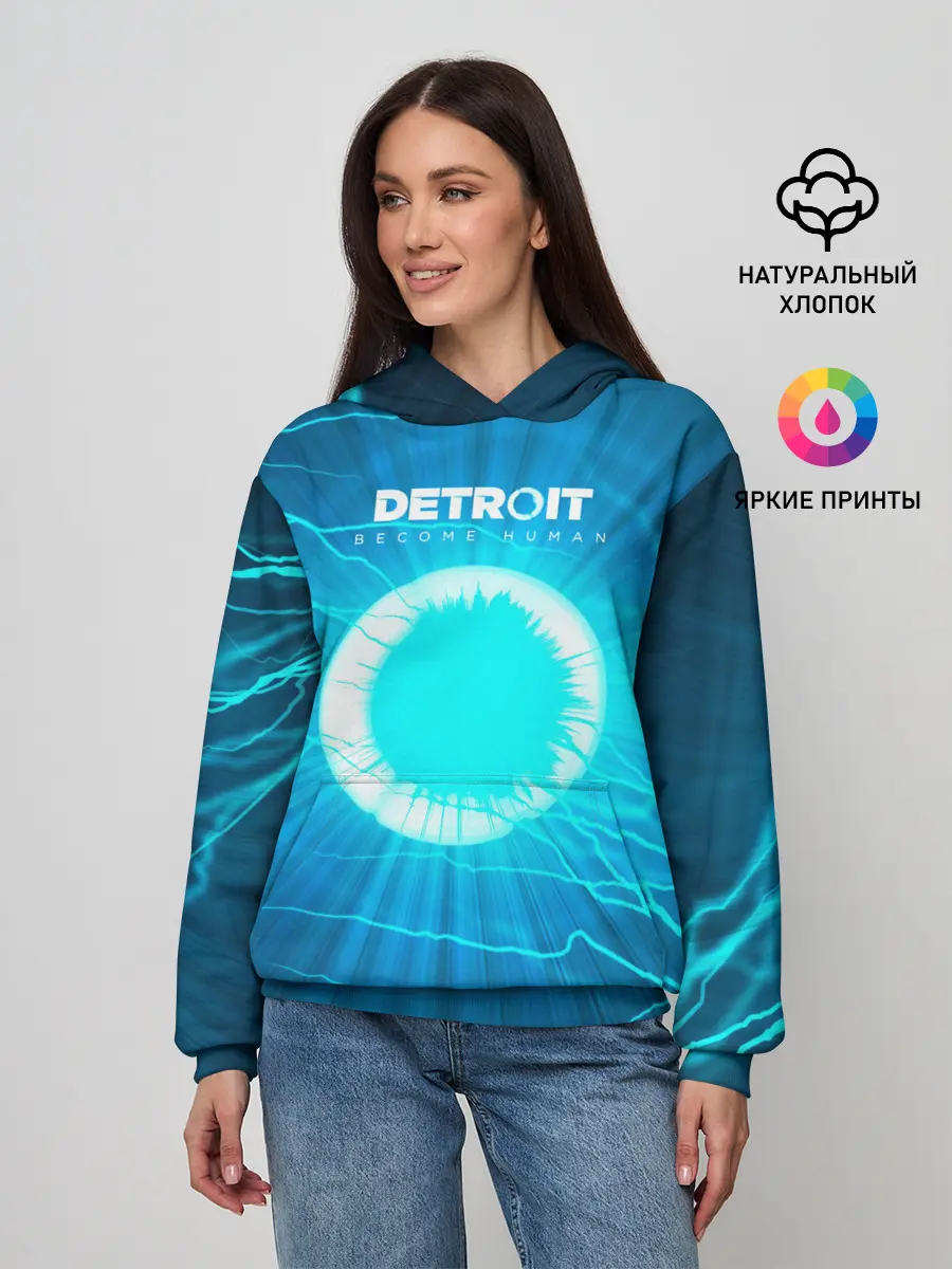 Женское худи / Detroit: Вecome Human