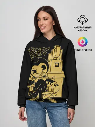 Женское худи / Bendy And The Ink Machine