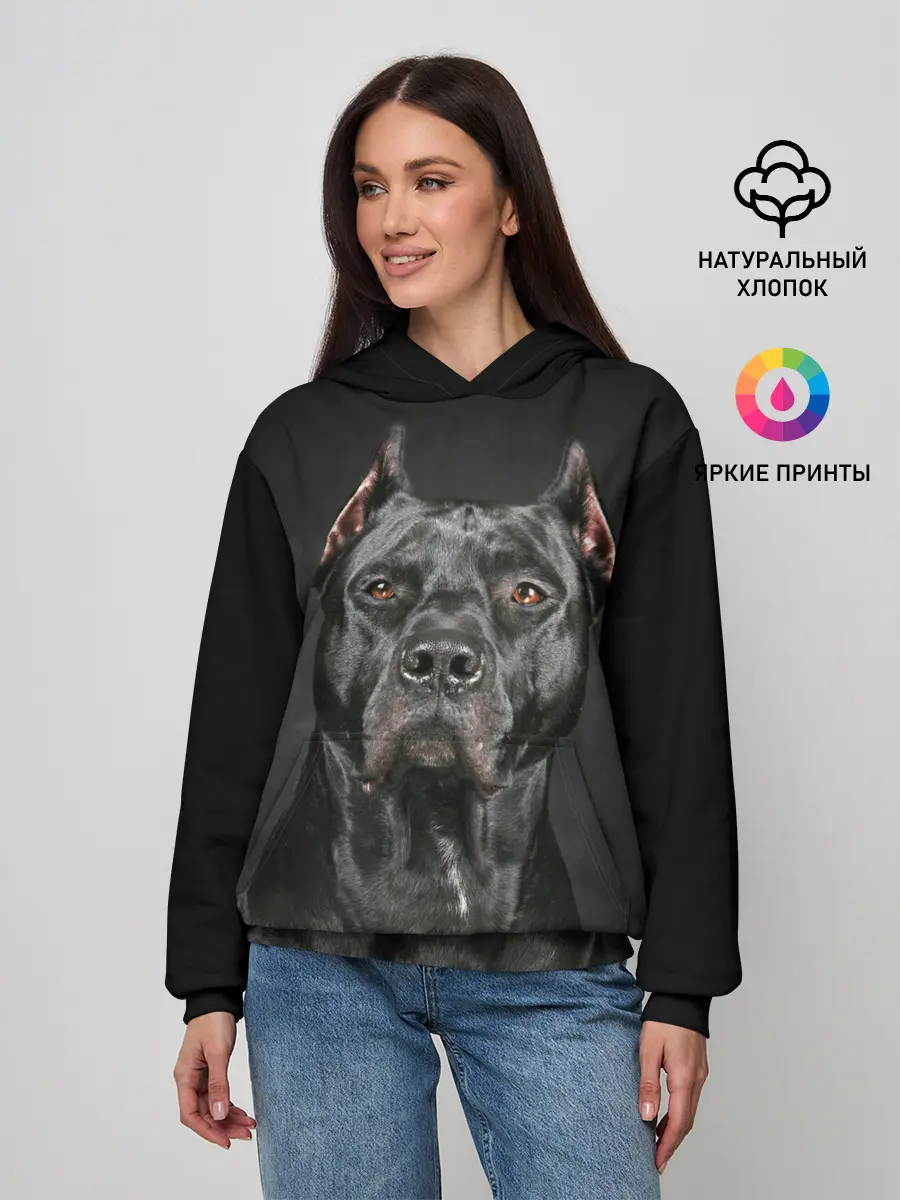 Женское худи / Питбуль