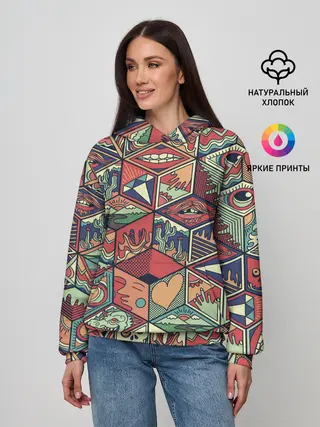Женское худи / Психоделика
