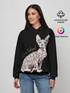 Женское худи / I Love Sphynx!
