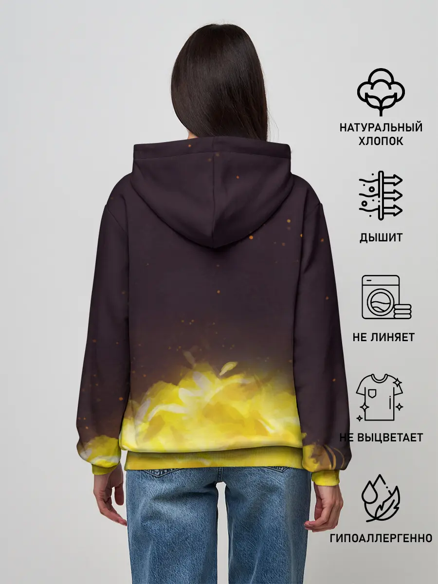 Женское худи / Фриск и Азриэль - UNDERTALE