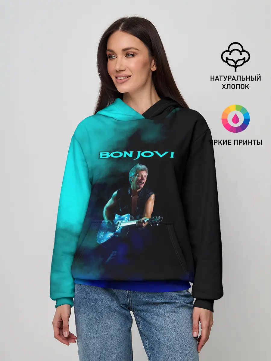 Женское худи / Bon Jovi