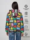 Женское худи / Разноцветные котики