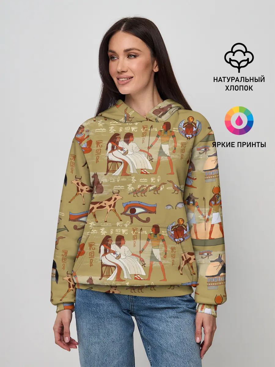 Женское худи / Египетские Боги