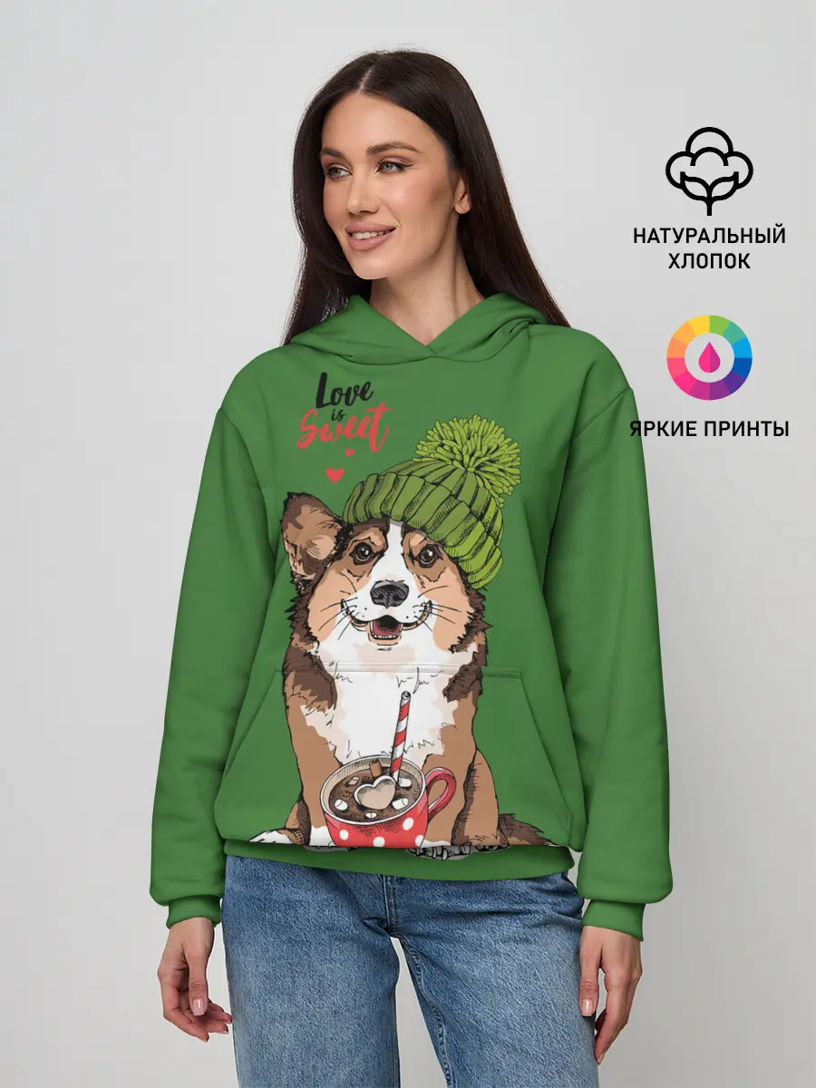 Женское худи / Love is sweet