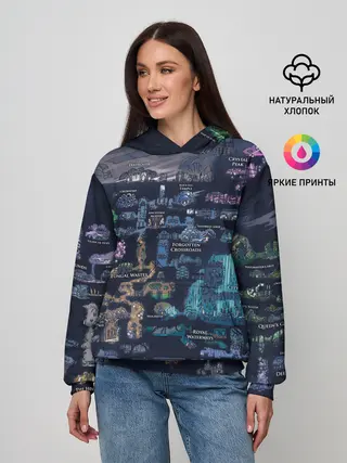 Женское худи / HOLLOW KNIGHT WORLD