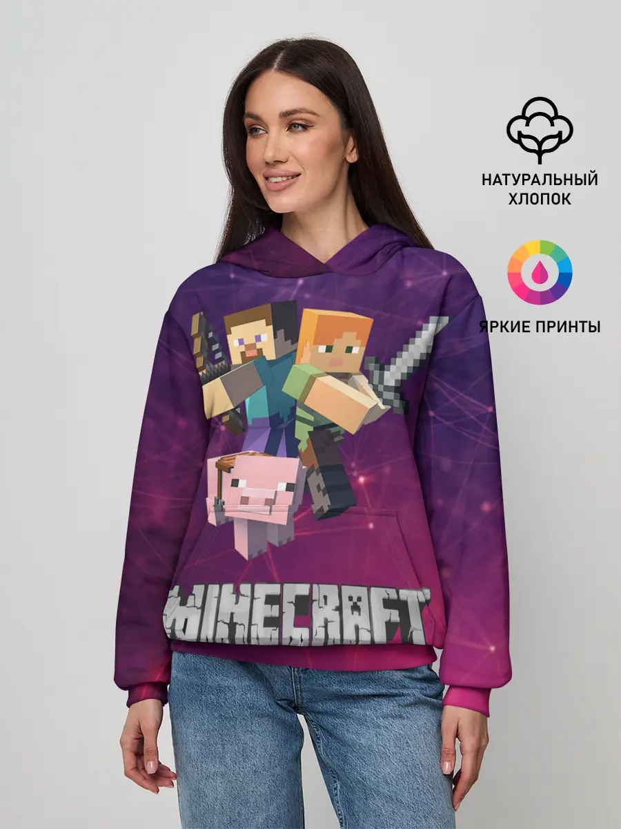 Женское худи / Minecraft