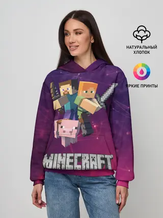 Женское худи / Minecraft